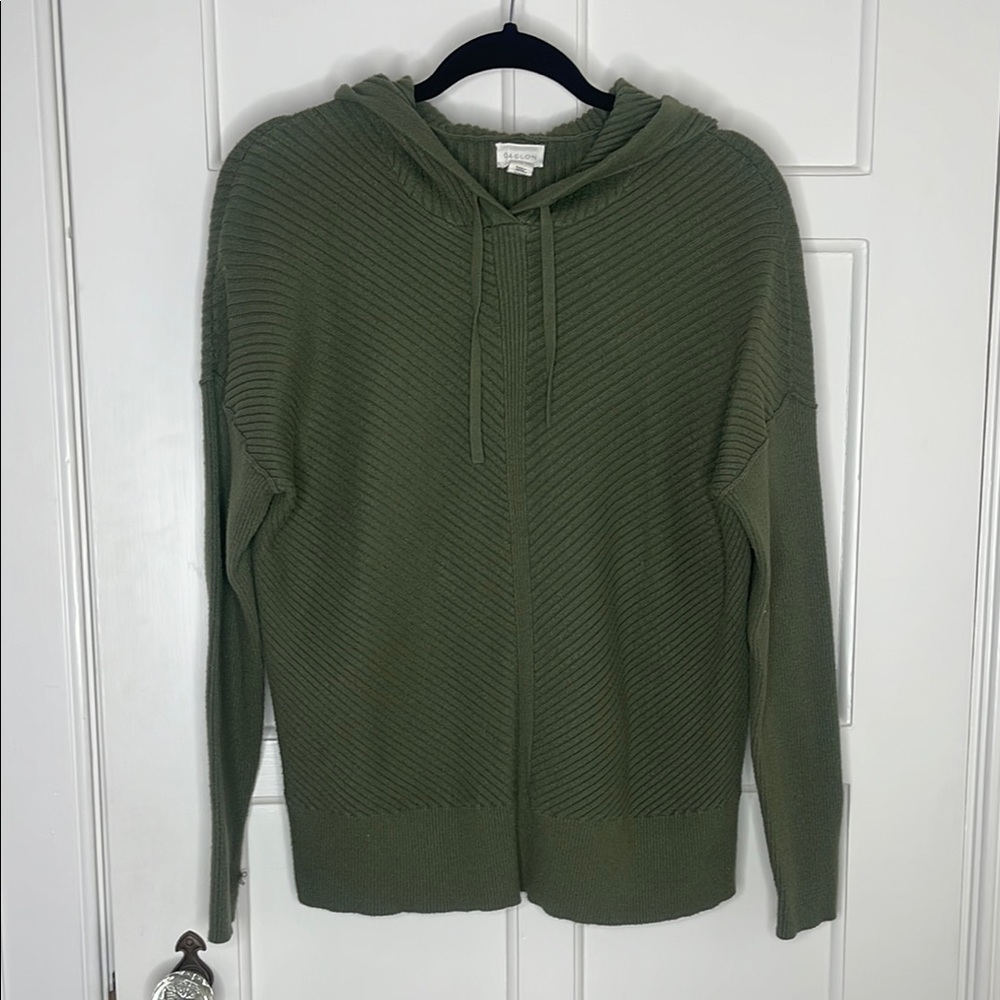 Green Hooded Sweater